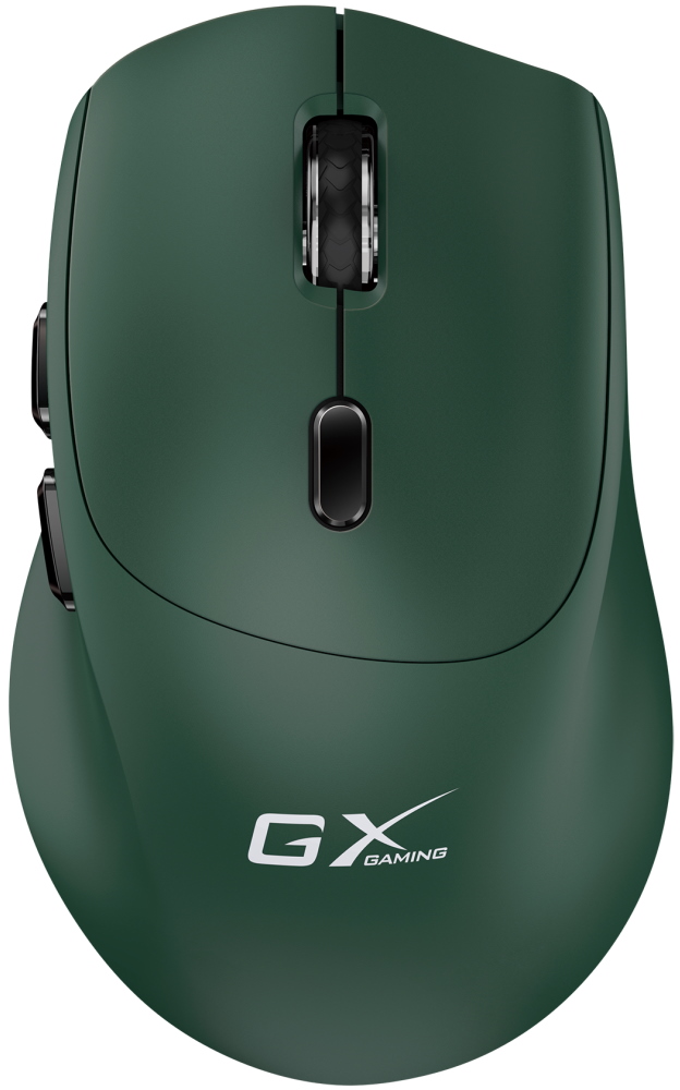 GENIUS GX GAMING Scorpion M8100 Army Green/ bezdrátová/ duální BT+2,4Ghz/ Copilot/ 3200 dpi/ USB/ 6tlačítek/ zelená